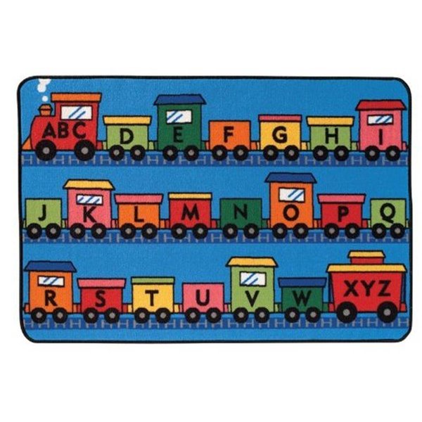 Carpets For Kids Carpets for Kids 36.15 Alphabet Train Rug  3 ft. x 4.5 ft. 36.15